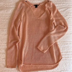 H&M Knit Sweater in coral/pink Size S